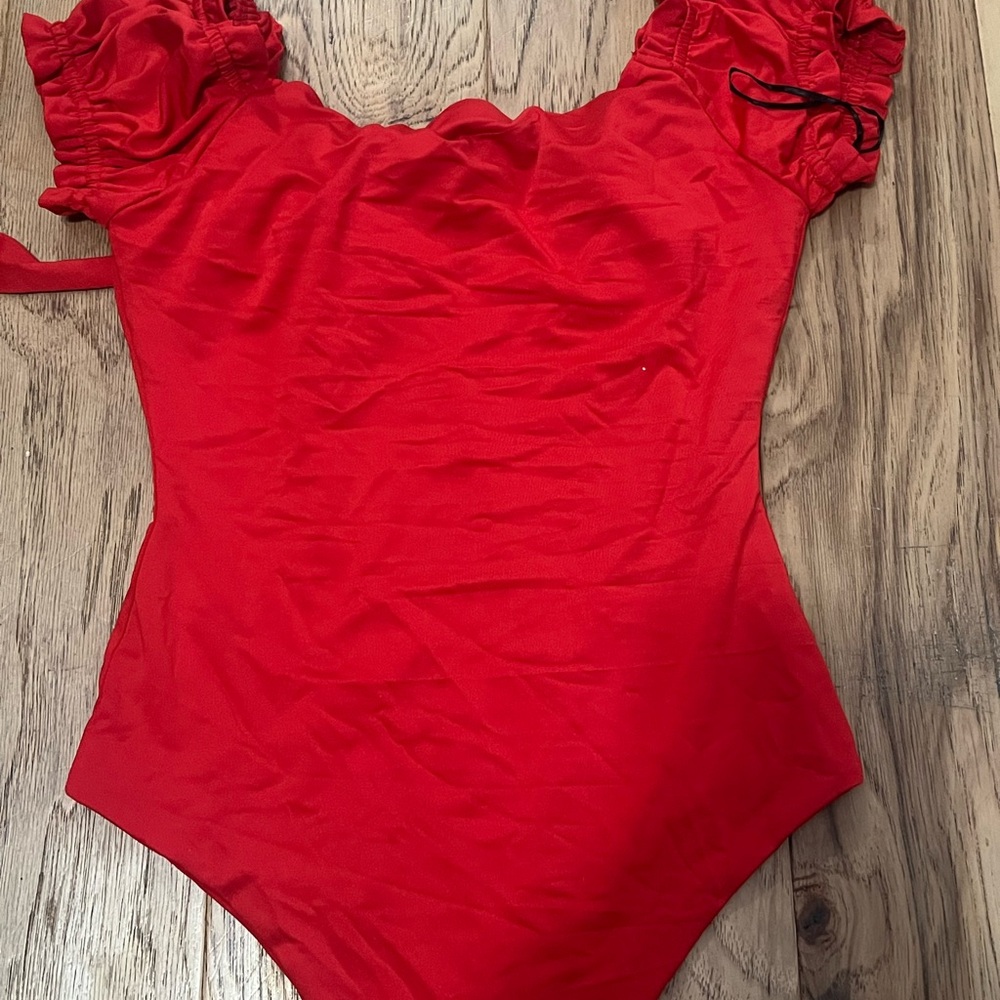 Women’s Red Bodysuit